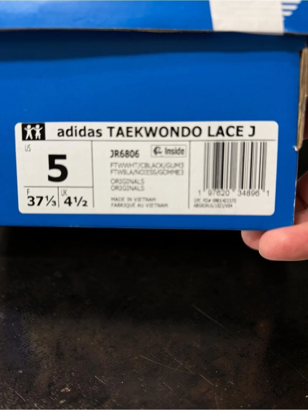 Adidas Originals Taekwondo White Black Sneakers Y2K Tenniscore Retro